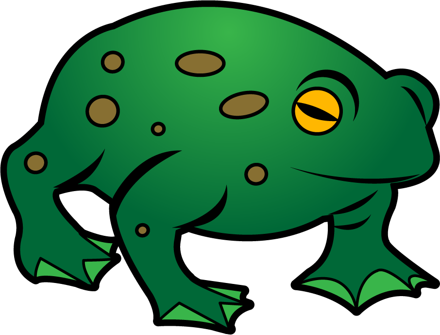 Green Toad | Clipart Fort