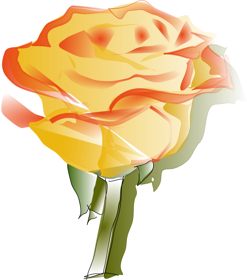 Yellow Rose Clipart Free Images & Pictures - Becuo