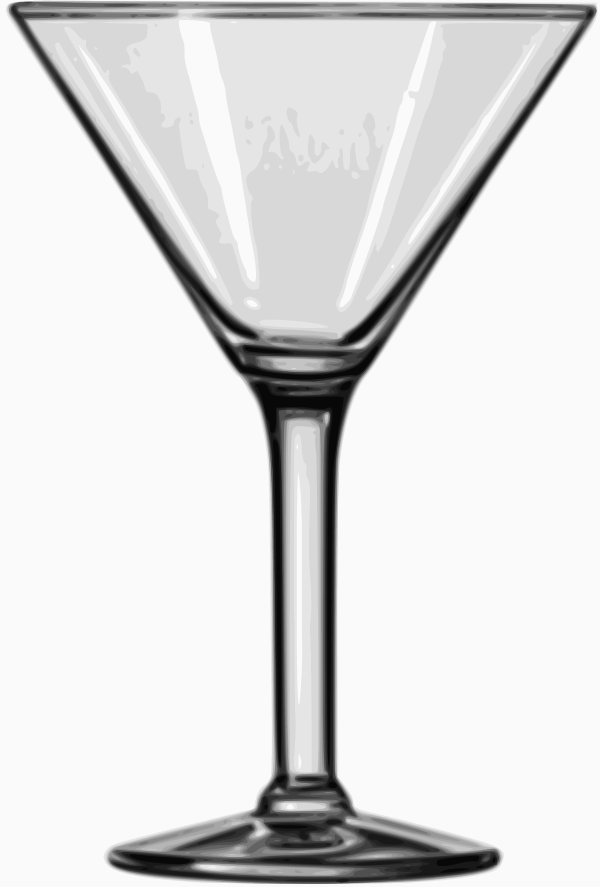 Cocktail Glass Cosmopolitan - vector Clip Art