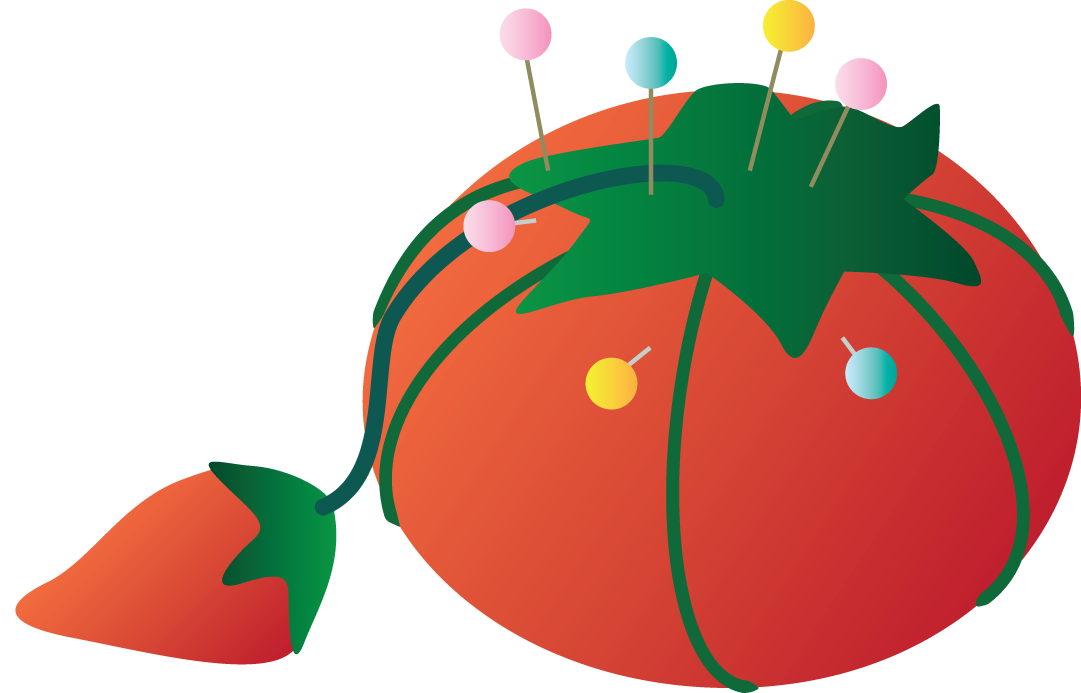 Tomato Pin Cushion Ghg image - vector clip art online, royalty ...