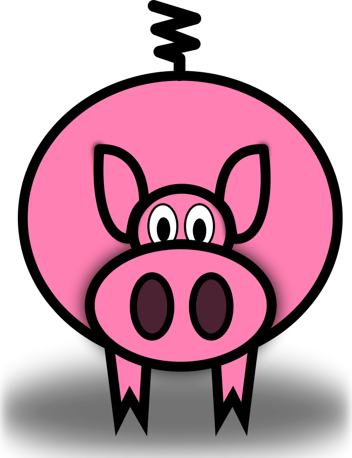 Pig SVG Vector file, vector clip art svg file