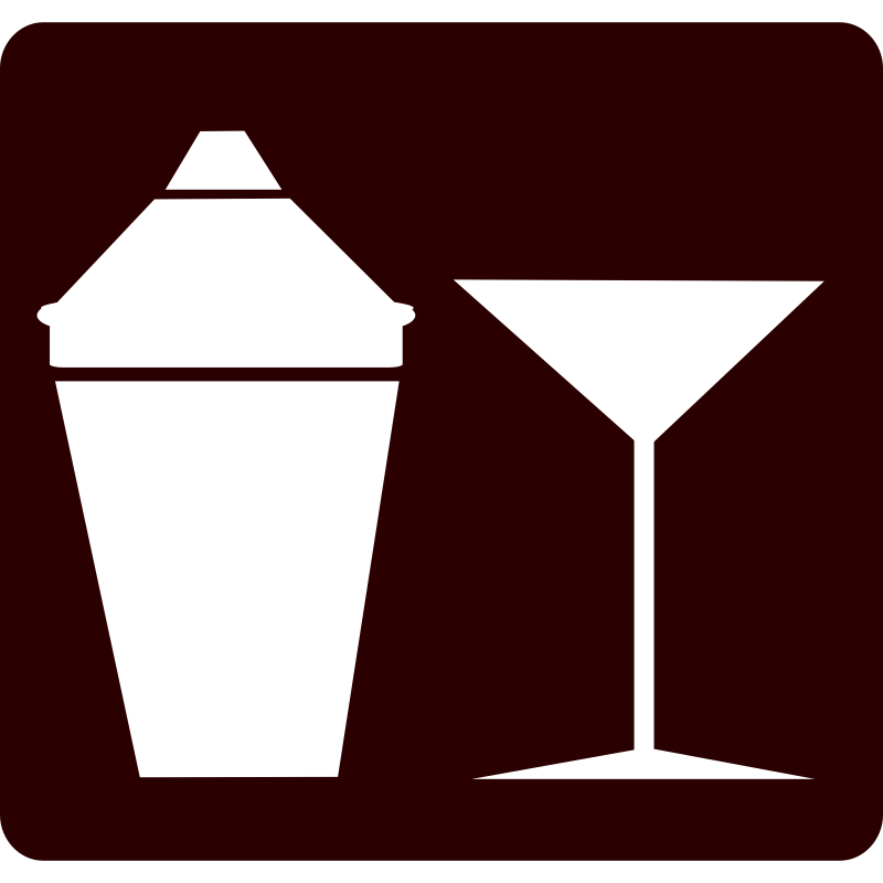 Clipart - Cocktail Icon / Martini Icon