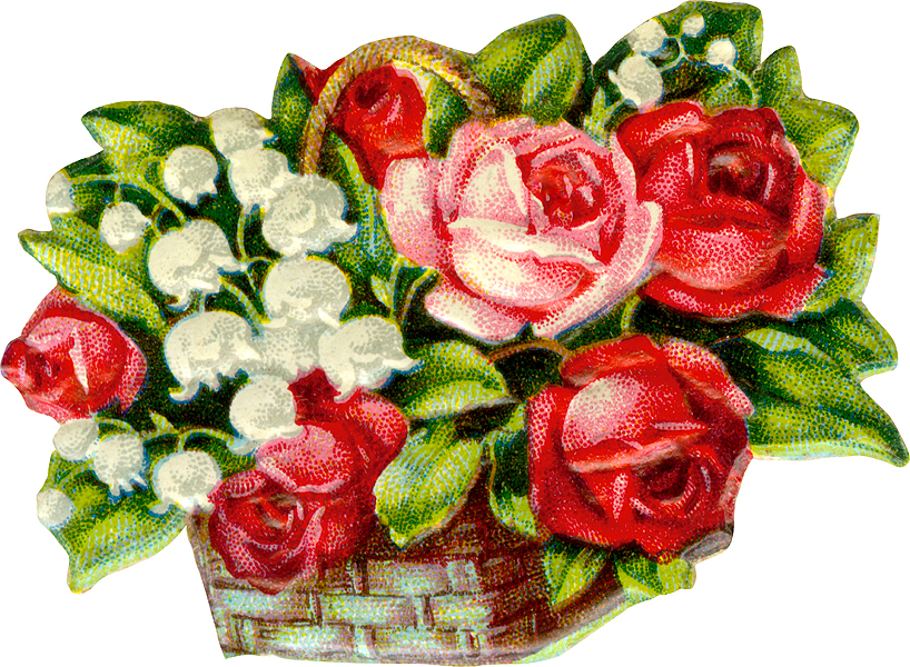 Clip Art Pink Rose Flower