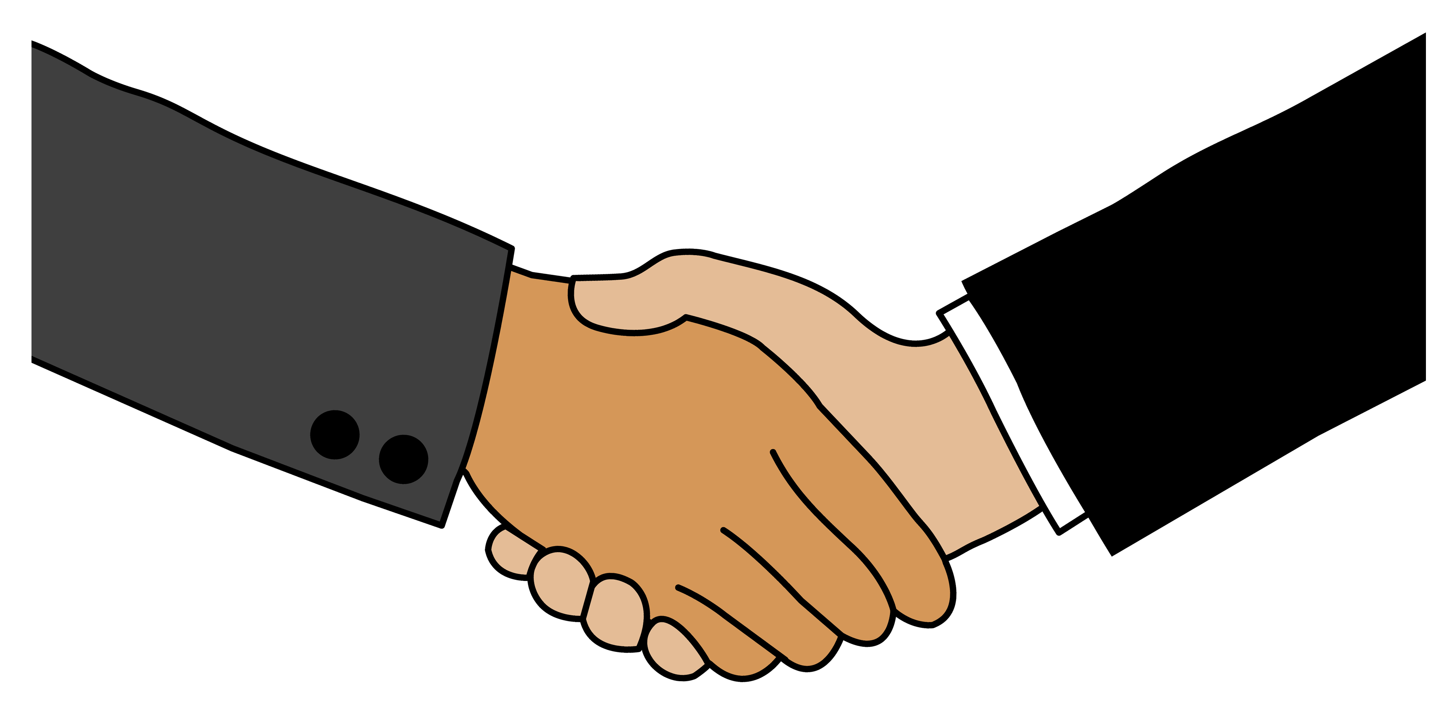 Business People Shaking Hands Clip Art | Clipart Panda - Free ...